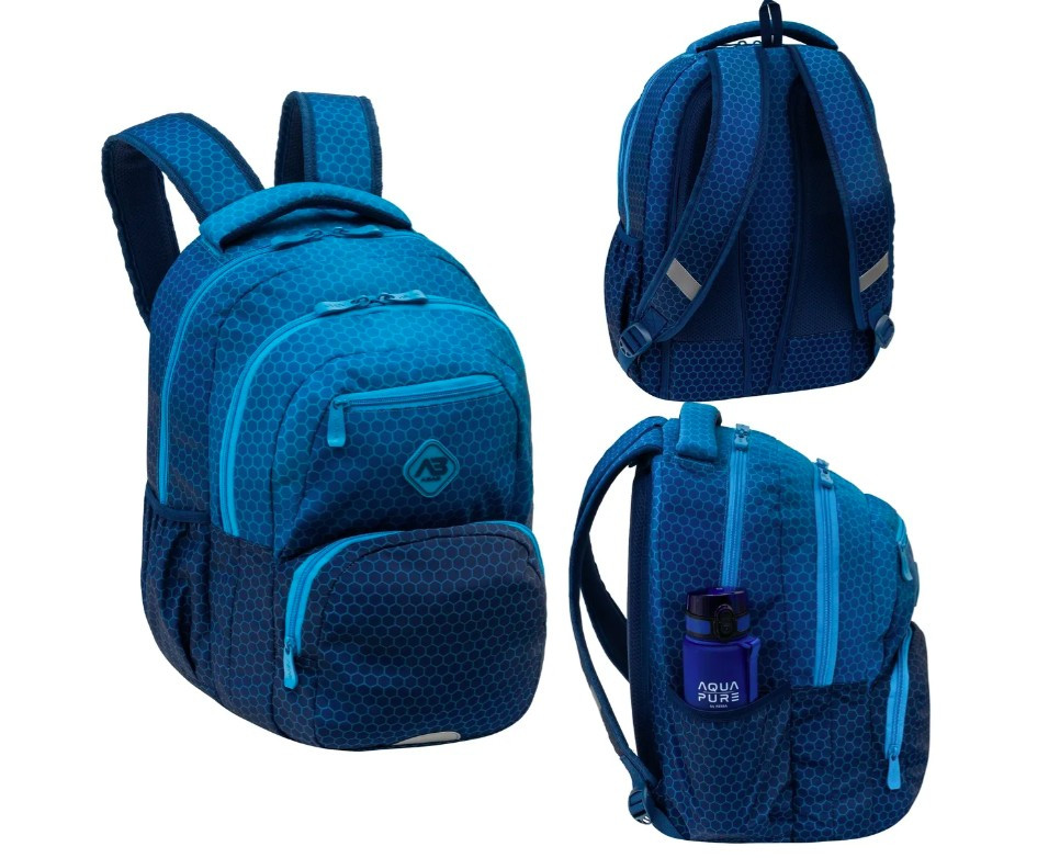 Plecak ABAG HEXAGON Blue Ombre AB200 502026039 Astra